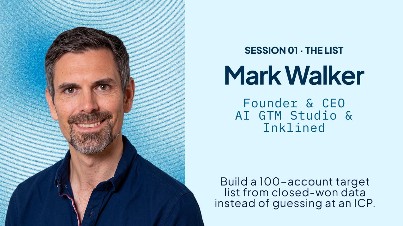 Session 01 with Mark Walker